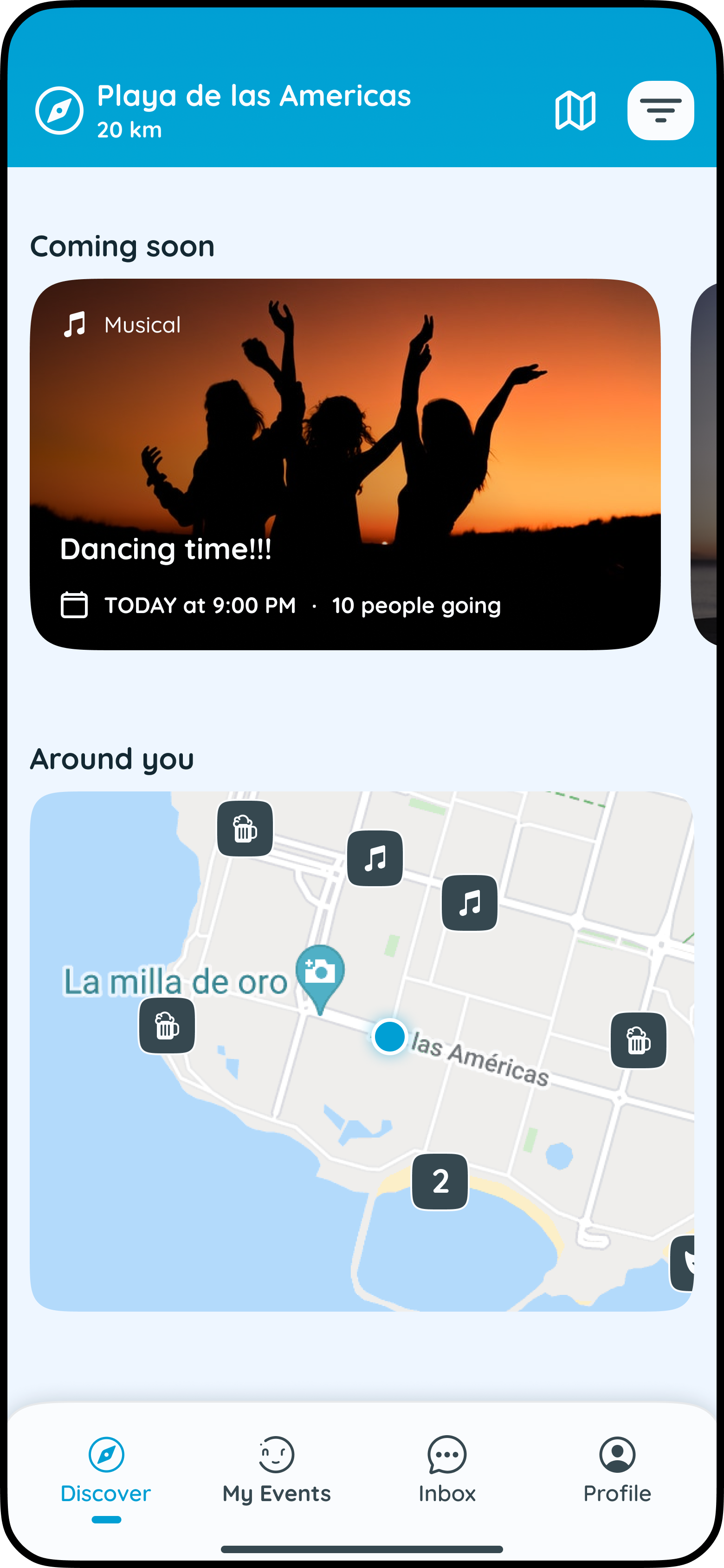 JoinRider app screenshot - Join event flow